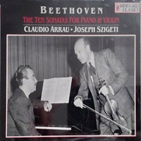 Vanguard Classics : Arrau - Violin Sonatas